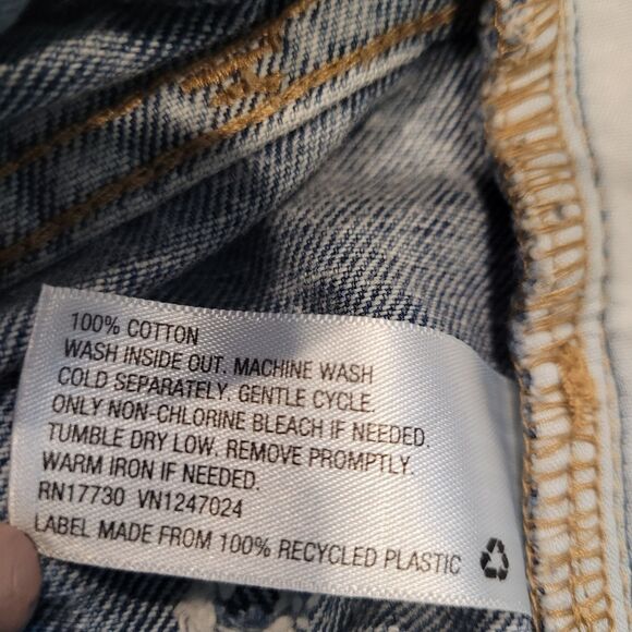 Lot of 2 WILD FABLE Women's High Rise Size 0 Cut Off Jean Shorts School Mom - Picture 12 of 12